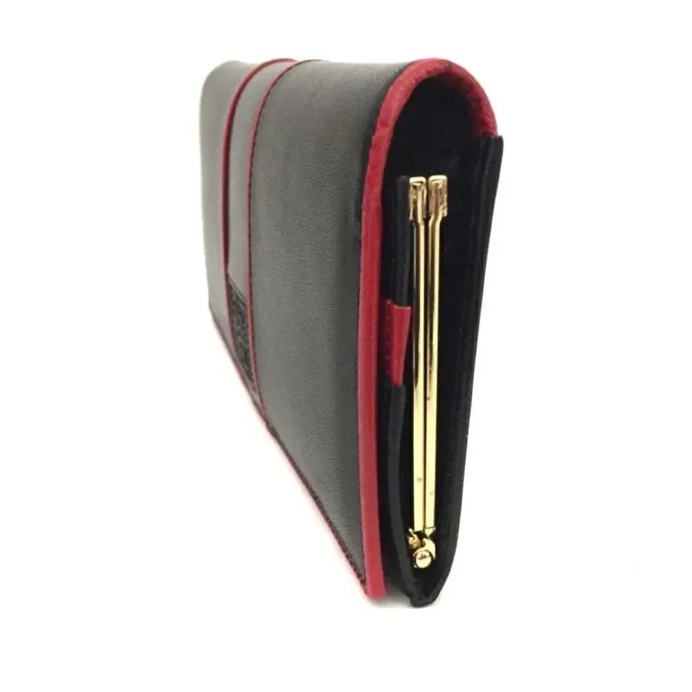 GIVENCHY Logo Leather Long Bifold Wallet/1J6673